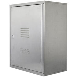 Cassetta zincata per contatore gas - a porta unica - dim. 600 x 500 x 240 mm (pannello posteriore da acquistare separatamente) 00000050441