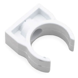 Collare di fissaggio - ø 20 mm per fissaggio tubo rigido/flessibile realizzato in pvc bianco (ral 9010) 00000062018