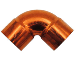 Tecnogas - Curva a saldare in rame 90° ff - 3/4' per impianti di condizionamento e riscaldamento 00000050722