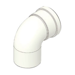 Tecnogas - Curva 90° mf - ø 100 mm - senza ispezione - in alluminio pressofuso 00000051026