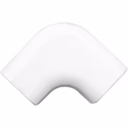 Curva piana compatibile con canaline EVA e SONIA. MATERIALE PVC rigido stabilizzato contro i raggi UV, antiurto e autoestingu ...