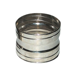 Tecnogas - Giunto tubo flessibile / tubo flessibile - ø 120 mm - Manicotto di giunzione per tubo flessibile in acciaio e alluminio 00000051403