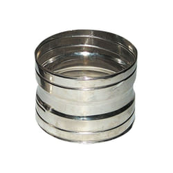 Manicotto di giunzione per tubo flessibile in acciaio e alluminio - Giunto tubo flessibile / tubo flessibile - ø 130 mm 00000051404