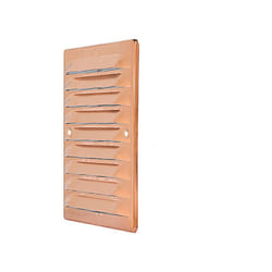 Tecnogas - Griglia quadrate 230 x 230 mm da appoggio in rame dotata di pellicola protettiva antigraffio sul frontale 00000061053