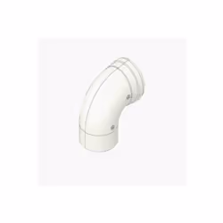 Curva coassiale 90° Tecnogas Ø 60 - 100 MM Tecnogas curva coassiale 90° con diametro 60 - 100 mm, completa di guarnizioni con ...