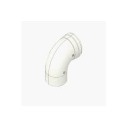 Curva Coassiale 90° ø 60 - 100 mm 51355 - Tecnogas