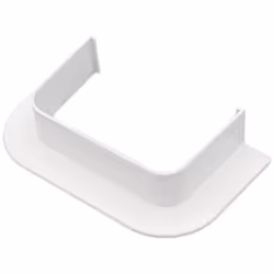 Passaggio universale a muro per canaline EVA e SONIA. MATERIALE PVC rigido stabilizzato contro i raggi UV, antiurto e autoest ...