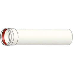 Prolunga MF - ø 100 mm - L. 1000 mm con guarnizione a doppio labbro - per scarico fumi, in alluminio 00000051024