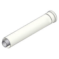 Tecnogas - Prolunga coassiale mf ø 60 - 100 mm - l. 1000 mm con innesto a bicchiere 00000051091