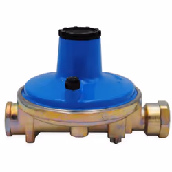 Regolatore bassa pressione - IN 1/2" F OUT 1/2" F - portata 10 kg/h Regolatore bassa pressione con valvola di sicurezza a sfi ...