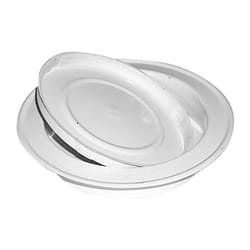 Rosone in lamiera laccato bianco ø 100 mm 00000051701