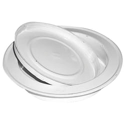 Tecnogas - Rosone in lamiera laccato bianco ø 120 mm fumisteria 00000051703