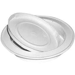 Rosone in lamiera laccato bianco ø 130 mm 00000051704
