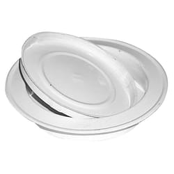 Rosone in lamiera laccato bianco ø 140 mm 00000051705