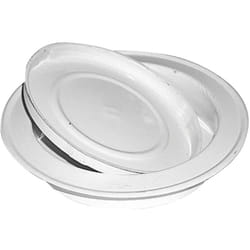 Rosone in lamiera laccato bianco ø 80 mm 00000051700
