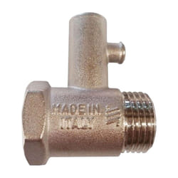 Tecnogas - Valvola di sicurezza per scaldabagno elettrico m/f 1/2 ottone 00000070191