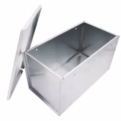 Vaso di espansione zincato dim. 315 x 595 x 2850 mm - 50 litri Vaso espansione progettato per proteggere l'impianto da variaz ...