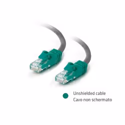 Adj 310-00049, 0,5 m, Cat6e, U/UTP (UTP), RJ-45, RJ-45, Argento