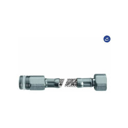 Flessibile in acciaio inox maschio prolungato/femmina modello flexcore cm40 m.3/8 f.1/2 - attacco maschio prolungato Neoperl