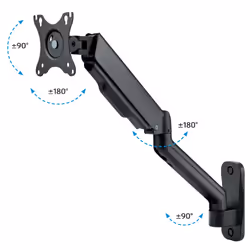 Techly ICA-LCD G112E Supporti a parete per TV 81,3 cm (32") Nero