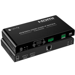 Techly IDATA HDMI-MX02T moltiplicatore AV Trasmettitore AV Nero
