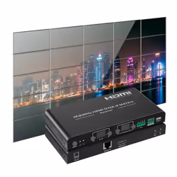 Techly IDATA HDMI-MX02RMV moltiplicatore AV Ricevitore AV Nero