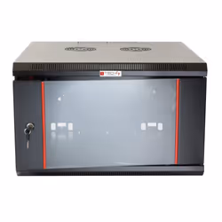 Techly I-CASE EWT-2412B rack 12U Da parete Nero