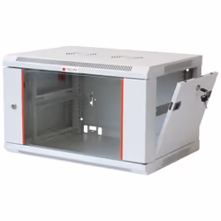 Techly I-CASE EWT-2612G, Da parete, 12U, 60 kg, Lucchetti, 27,4 kg, Grigio