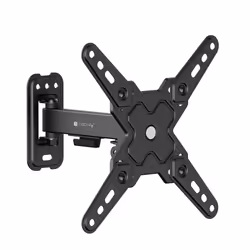 Techly ICA-LCD 421, 75 x 75 mm, 200 x 200 mm, -5 - 15°, -60 - 60°, 90°, Nero