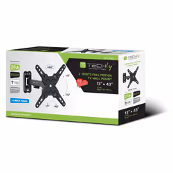Techly ICA-LCD 421 Supporto TV a parete 106,7 cm (42") Nero