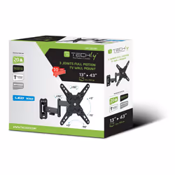 Techly ICA-LCD 422 Supporto TV a parete 106,7 cm (42") Nero