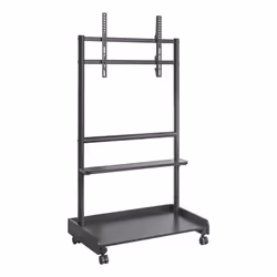 Techly Supporto a Pavimento con Mensola per TV LCD/LED/Plasma 50-86", 127 cm (50"), 2,18 m (86"), 68 kg, 100 x 100 mm, 600 x  ...