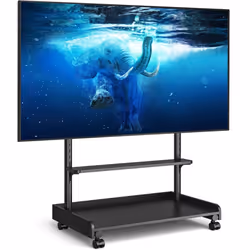 Techly Supporto a Pavimento con Mensola per TV LCD/LED/Plasma 50-86"