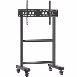 Techly Supporto a Pavimento Trolley TV LCD/LED/Plasma 60-86" Multifunzione, 152,4 cm (60"), 2,18 m (86"), 68 kg, 100 x 100 mm ...