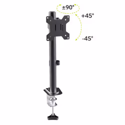 Techly ICA-LCD 510BK Supporti a parete per TV 81,3 cm (32") Scrivania Nero