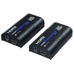 Techly IDATA EXTIP-473, 4096 x 2160 Pixel, Trasmettitore e ricevitore AV, 120 m, Cablato, Nero, HDCP
