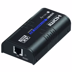 Techly IDATA EXTIP-473R moltiplicatore AV Ricevitore AV Nero