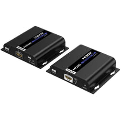 Techly IDATA EXTIP-3834KP7 moltiplicatore AV Trasmettitore e ricevitore AV Nero