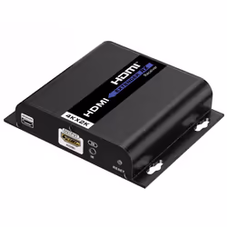 Techly IDATA EXTIP-3834KP7R, 3840 x 2160 Pixel, Trasmettitore e ricevitore AV, 120 m, Cablato, Nero, HDCP