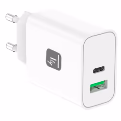 Techly IPW-USB-30WACG Caricabatterie per dispositivi mobili Universale Bianco AC Ricarica rapida Interno - Vista aggiuntiva 2