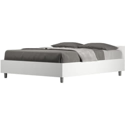 Letto alla Francese - nuamo - Tipologia Letto: Senza Rete - Dimensione Rete: 140x200 - Colore: Bianco Frassino
