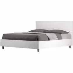 Il Letto Matrimoniale DEMAS offre versatilità e stile, disponibile con rete, senza rete o con pratico contenitore, in una gam ...