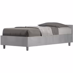 Il Letto Singolo NUAMO offre versatilità e stile, disponibile con rete, senza rete o con pratico contenitore, in una gamma di ...