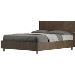 Letto alla Francese - demas - Tipologia Letto: Senza Rete - Colore: Noce - Tipologia Testata: Testata Dritta - Dimensione Rete: 140x200