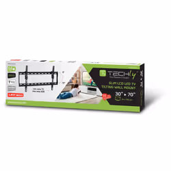 Techly ICA-PLB 261L Supporto TV a parete 70" Nero