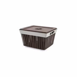 ECOPLAST VASCHETTA CON COPERCHIO DOGA MOKADimensioni: Cm 2,6 x 27,5 x 80 hColore: MOKARealizzata in plastica riciclata e 100% ...