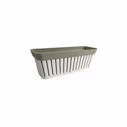 Balconetta Linea Kreta 40 Bianco/Tortora Chiaro ECOPLASTBalconetta Kreta in plastica riciclata e 100% riciclabile, resistente ...