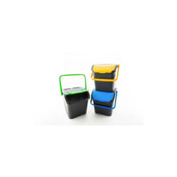 Pattumiera 28 l ecologic sovrapponibile kit 3 pz