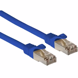 Techly ICOC LS6A-020-BLT cavo di rete Blu 2 m Cat6a S/FTP (S-STP)