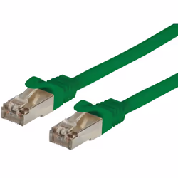 Techly ICOC LS6A-020-GRT, 2 m, Cat6a, S/FTP (S-STP), RJ-45, RJ-45, Verde